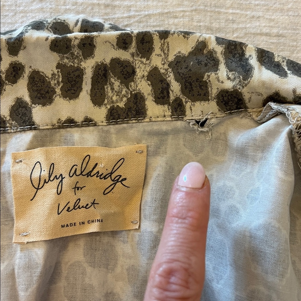 Leopard utility jacket cotton - Picture 10 of 10
